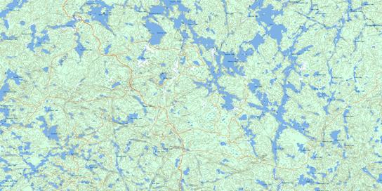 Indian Lake Topo Map 041O01 at 1:50,000 scale - National Topographic System of Canada (NTS) - Toporama map