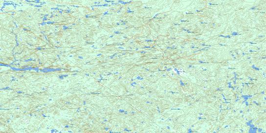 Bulley Lake Topo Map 041O05 at 1:50,000 scale - National Topographic System of Canada (NTS) - Toporama map