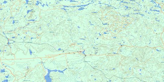 Sultan Topo Map 041O10 at 1:50,000 scale - National Topographic System of Canada (NTS) - Toporama map