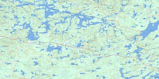 Nicholson Topographic map 041O13 at 1:50,000 Scale