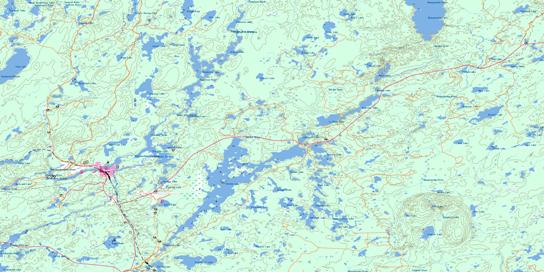 Chapleau Topo Map 041O14 at 1:50,000 scale - National Topographic System of Canada (NTS) - Toporama map