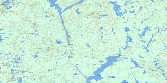 Rush Lake Topo Map 041O16 at 1:50,000 scale - National Topographic System of Canada (NTS) - Toporama map