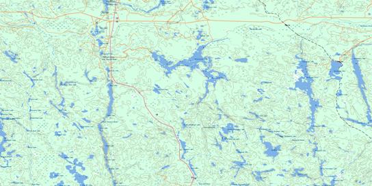 Westree Topo Map 041P05 at 1:50,000 scale - National Topographic System of Canada (NTS) - Toporama map