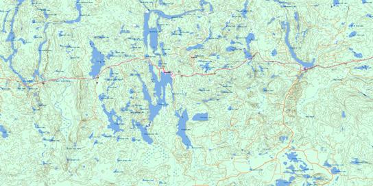 Gowganda Topo Map 041P10 at 1:50,000 scale - National Topographic System of Canada (NTS) - Toporama map
