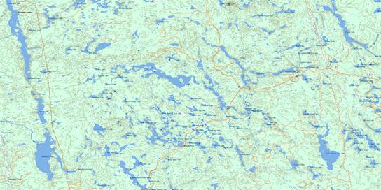 Shining Tree Topo Map 041P11 at 1:50,000 scale - National Topographic System of Canada (NTS) - Toporama map