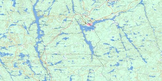Gogama Topo Map 041P12 at 1:50,000 scale - National Topographic System of Canada (NTS) - Toporama map