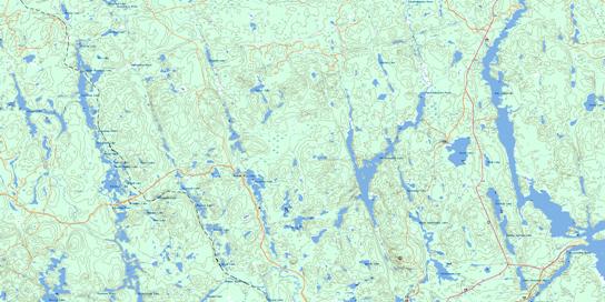 Mattagami Lake Topo Map 041P13 at 1:50,000 scale - National Topographic System of Canada (NTS) - Toporama map