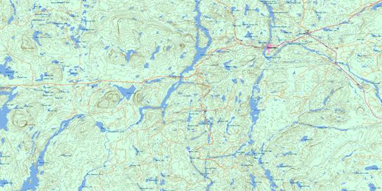 Matachewan Topo Map 041P15 at 1:50,000 scale - National Topographic System of Canada (NTS) - Toporama map
