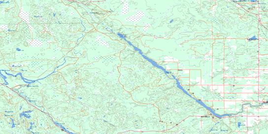 Charlton Topo Map 041P16 at 1:50,000 scale - National Topographic System of Canada (NTS) - Toporama map