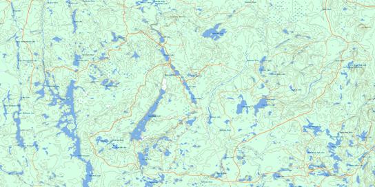 Peterlong Lake Topographic map 042A03 at 1:50,000 Scale