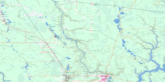 Iroquois Falls Topographic map 042A15 at 1:50,000 Scale