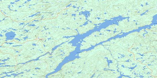 Missinaibi Lake Topographic map 042B05 at 1:50,000 Scale