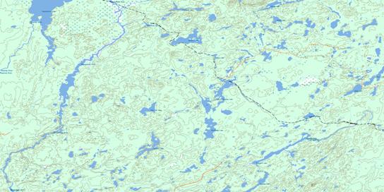 Missonga Topo Map 042B07 at 1:50,000 scale - National Topographic System of Canada (NTS) - Toporama map