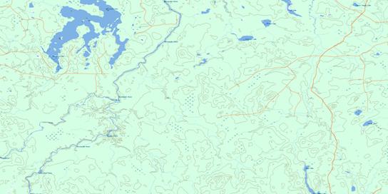 Ericson Creek Topographic map 042B14 at 1:50,000 Scale