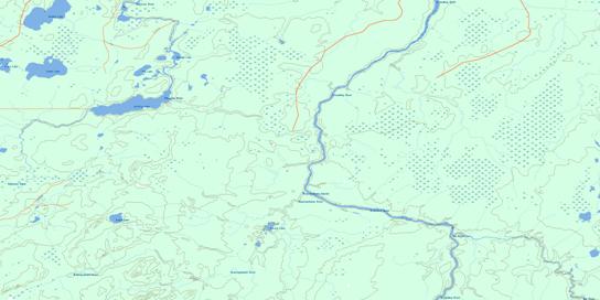 Griffin Lake Topo Map 042B16 at 1:50,000 scale - National Topographic System of Canada (NTS) - Toporama map