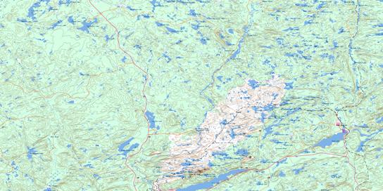 Hawk Junction Topographic map 042C02 at 1:50,000 Scale
