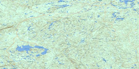 Mishibishu Lake Topographic map 042C03 at 1:50,000 Scale