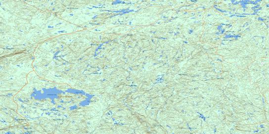 Mishibishu Lake Topo Map 042C03 at 1:50,000 scale - National Topographic System of Canada (NTS) - Toporama map