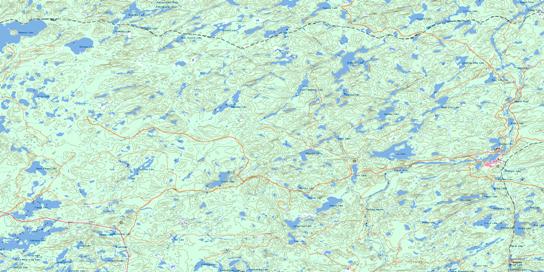 Medhurst Creek Topo Map 042C07 at 1:50,000 scale - National Topographic System of Canada (NTS) - Toporama map