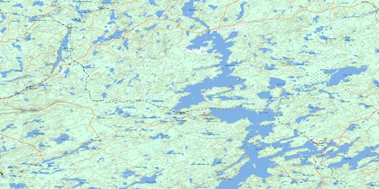 Franz Topographic map 042C08 at 1:50,000 Scale