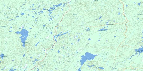 Gourlay Lake Topographic map 042C15 at 1:50,000 Scale