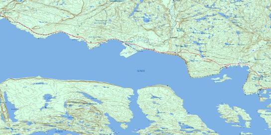 Rossport Topo Map 042D13 at 1:50,000 scale - National Topographic System of Canada (NTS) - Toporama map