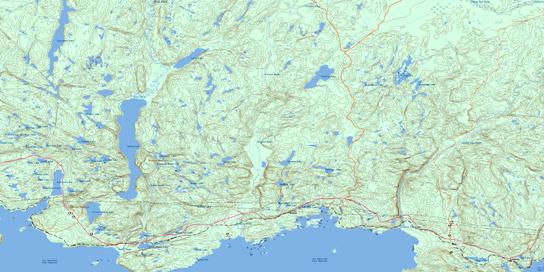 Coldwell Topographic map 042D15 at 1:50,000 Scale