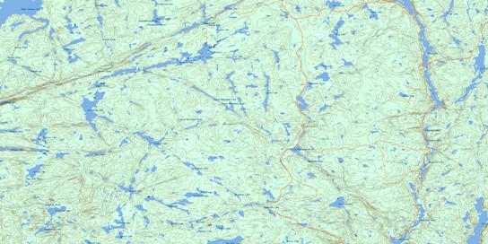 Dickison Lake Topographic map 042E03 at 1:50,000 Scale