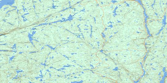 Dickison Lake Topographic map 042E03 at 1:50,000 Scale