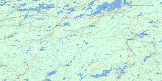 Wildgoose Lake Topo Map 042E11 at 1:50,000 scale - National Topographic System of Canada (NTS) - Toporama map