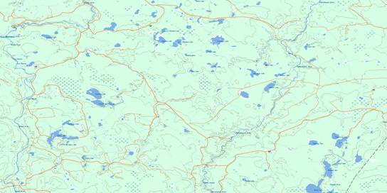 Pope Creek Topographic map 042F08 at 1:50,000 Scale
