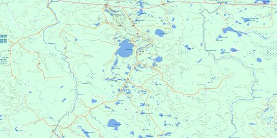 Nassau Lake Topographic map 042F09 at 1:50,000 Scale