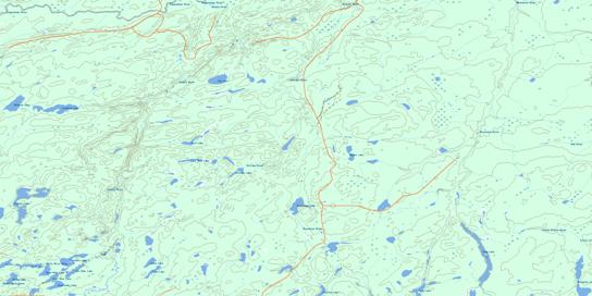 Osawin River Topo Map 042F11 at 1:50,000 scale - National Topographic System of Canada (NTS) - Toporama map
