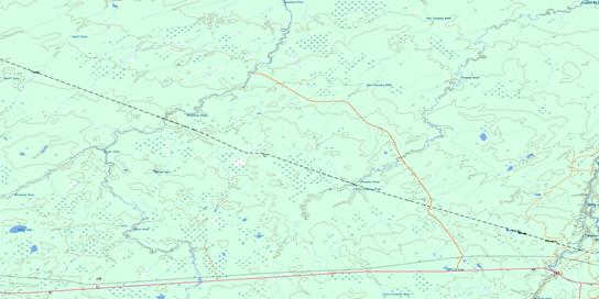 Pitopiko River Topo Map 042F15 at 1:50,000 scale - National Topographic System of Canada (NTS) - Toporama map