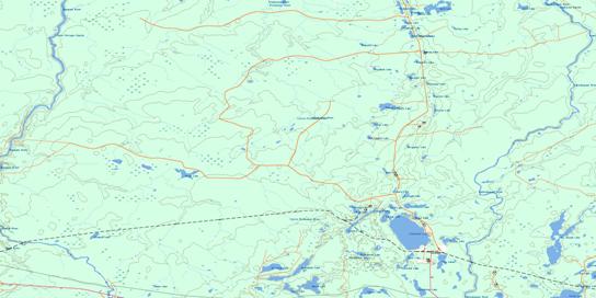 Constance Lake Topographic map 042F16 at 1:50,000 Scale