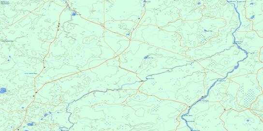 Wakusimi River Topo Map 042G01 at 1:50,000 scale - National Topographic System of Canada (NTS) - Toporama map