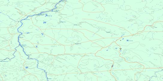 Rock River Topo Map 042G06 at 1:50,000 scale - National Topographic System of Canada (NTS) - Toporama map