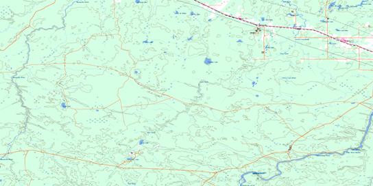 Val Rita Topo Map 042G07 at 1:50,000 scale - National Topographic System of Canada (NTS) - Toporama map