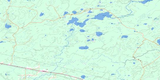 Opasatika Topo Map 042G10 at 1:50,000 scale - National Topographic System of Canada (NTS) - Toporama map
