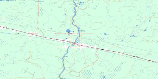 Mattice Topo Map 042G11 at 1:50,000 scale - National Topographic System of Canada (NTS) - Toporama map