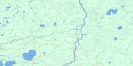 Shannon Lake Topographic map 042G14 at 1:50,000 Scale