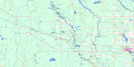Cochrane Topographic map 042H03 at 1:50,000 Scale