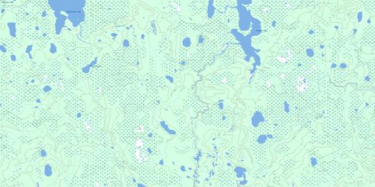 Ministik Lake Topo Map 042I01 at 1:50,000 scale - National Topographic System of Canada (NTS) - Toporama map