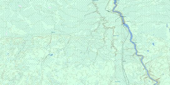 Coral Topo Map 042I04 at 1:50,000 scale - National Topographic System of Canada (NTS) - Toporama map