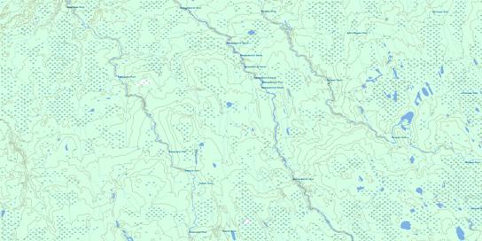 Wekweyaukastik Rapids Topographic map 042I07 at 1:50,000 Scale