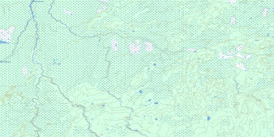 Kiasko River Topographic map 042I10 at 1:50,000 Scale