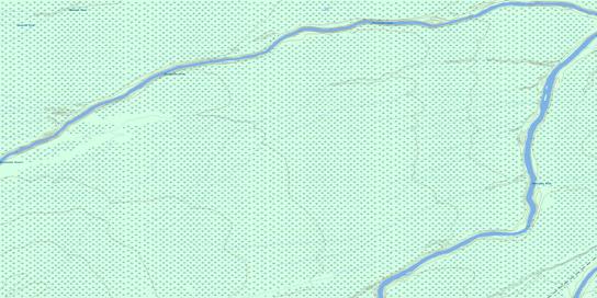 Pickett Creek Topo Map 042I12 at 1:50,000 scale - National Topographic System of Canada (NTS) - Toporama map