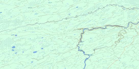 Thunder House Falls Topographic map 042J03 at 1:50,000 Scale
