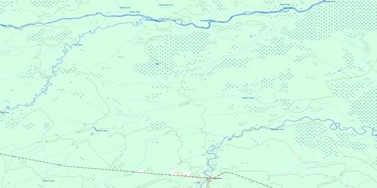 Pagwa River Topo Map 042K03 at 1:50,000 scale - National Topographic System of Canada (NTS) - Toporama map