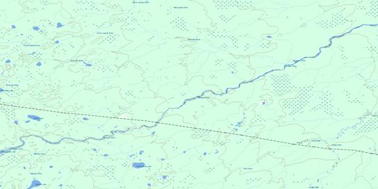 Atikasibi River Topo Map 042K04 at 1:50,000 scale - National Topographic System of Canada (NTS) - Toporama map